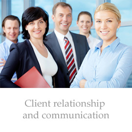 Client relationship and communication 